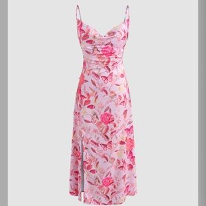 Cider Cowl Neck Midi Dress